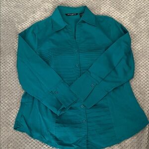 Zac & Rachel Teal Button Down Shirt